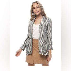 Jack by BB Dakota Stripe Open Jacket – Size Large
